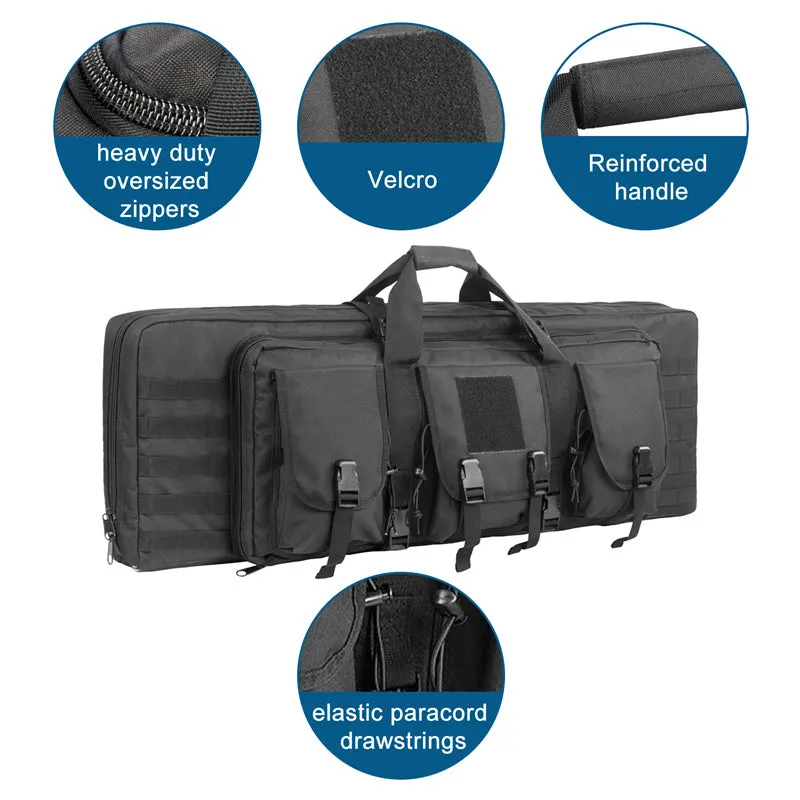 32 38 inch 81cm 97cm Rifle Bag Double Gun Case Backpack Airsoft Portable Bag Military Shooting Hunting Accessories