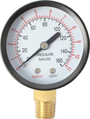 Aircraft Air Gauge 85Psi/6Bar 1/4M Bot. Fit  For Sg Pp Paint Pots
