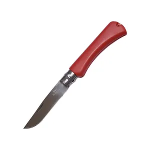 Bonart Plastic Red Single Blade Folding Knife