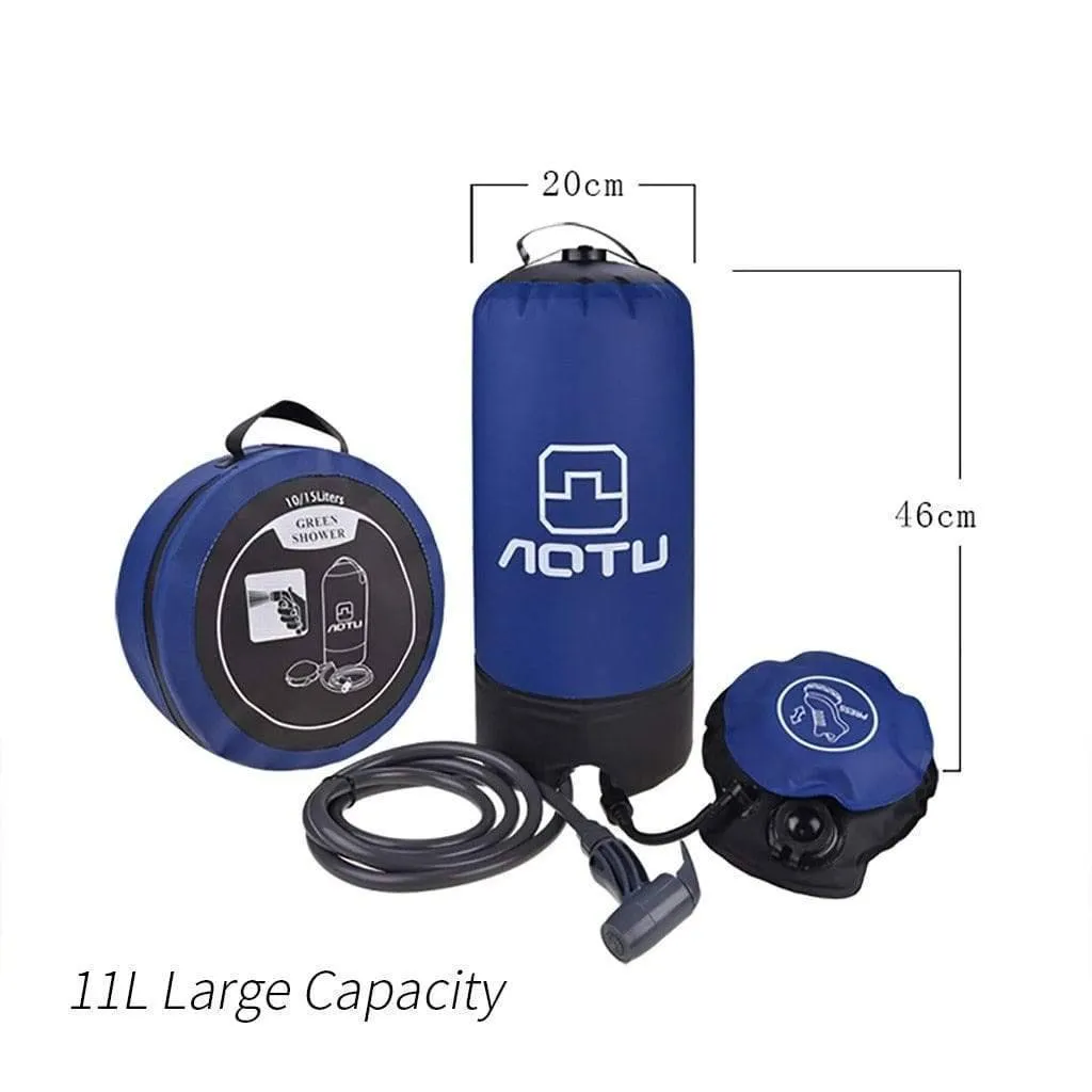 Camping Portable Pressure Shower With Foot Pump Kit