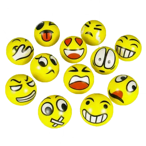 Emoticon 3" Stress Ball (set of 12)