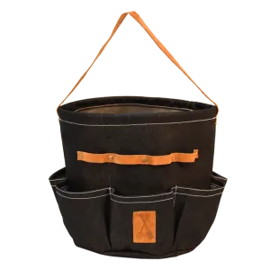 Esshert Round Garden Tool Bag - Denim