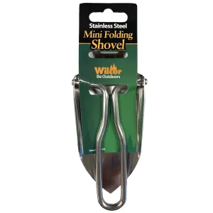 FOLDING SHOVEL MINI STAINLESS STEEL