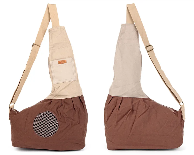 Fully Enclosed Canvas Sling with Mesh Window