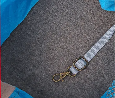 Fully Enclosed Canvas Sling with Mesh Window
