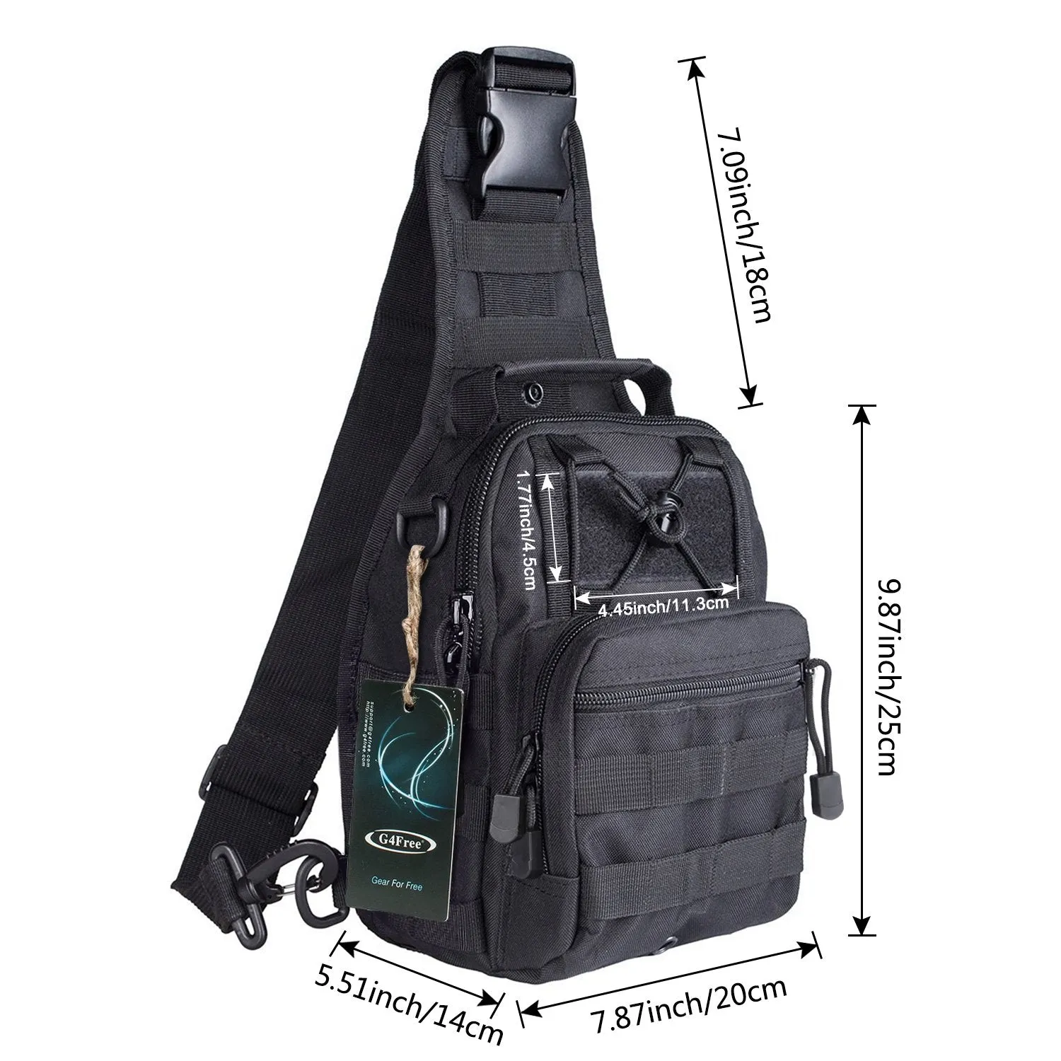 G4Free Outdoor Tactical Backpack,Military Sport Pack Shoulder Backpack