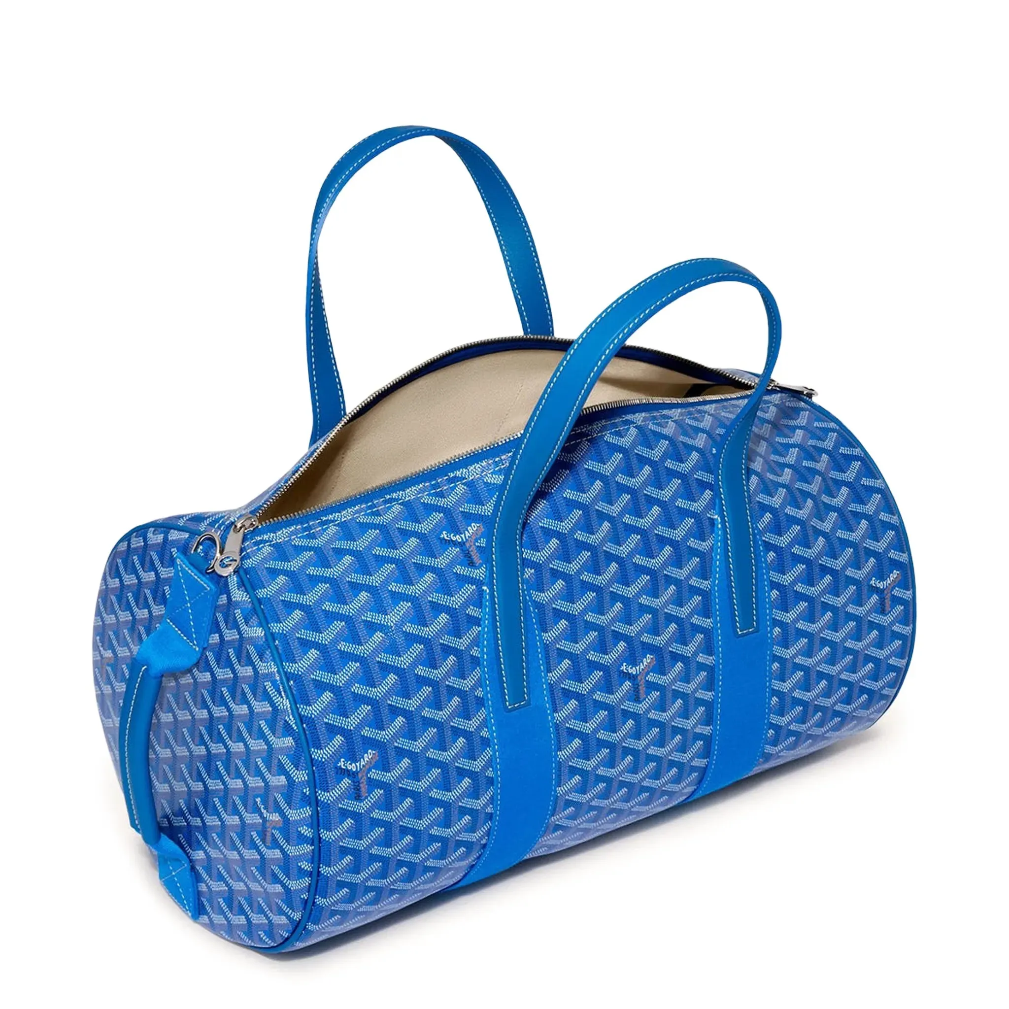 Goyard Barrel 40 Sports Bag Sky Blue