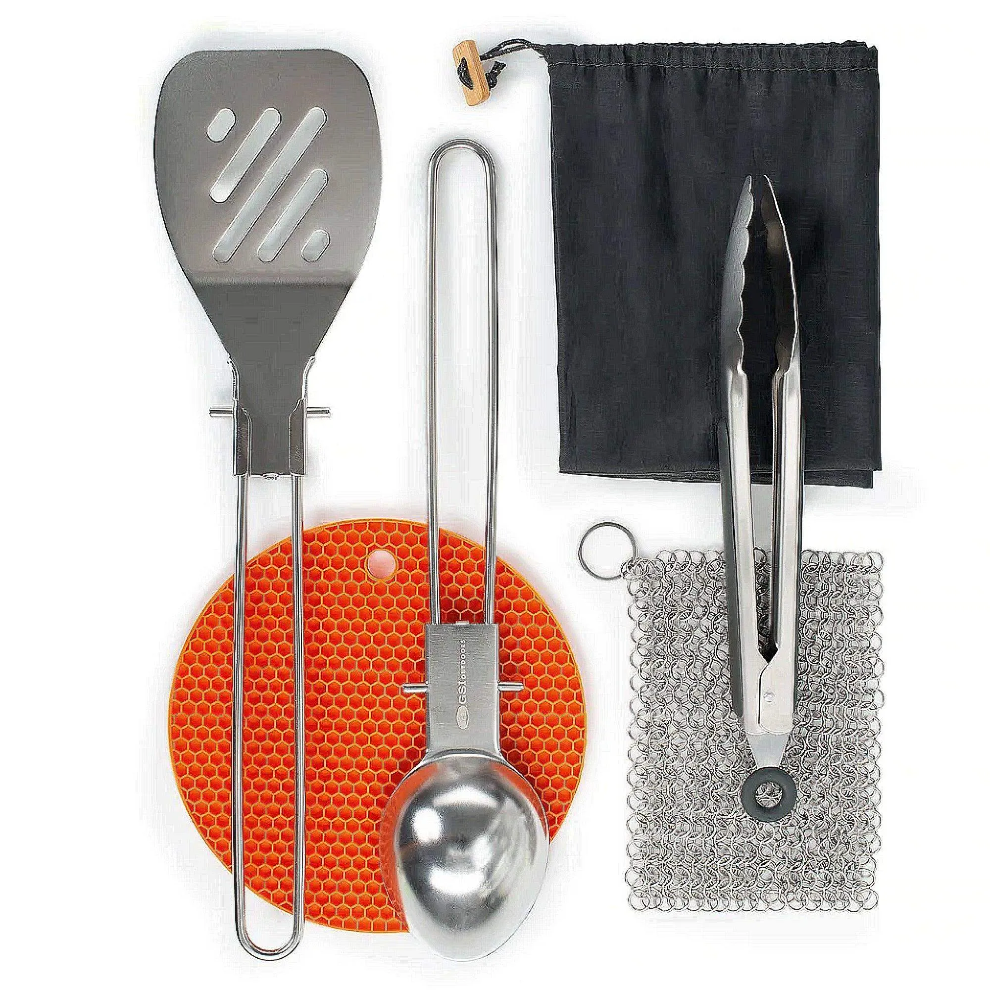 GSI Outdoors Basecamp Stainless Steel Chef's Tool Cookware Set