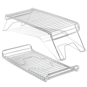 GSI Outdoors Folding Campfire Heavy-Duty Welded Stainless Steel Grill