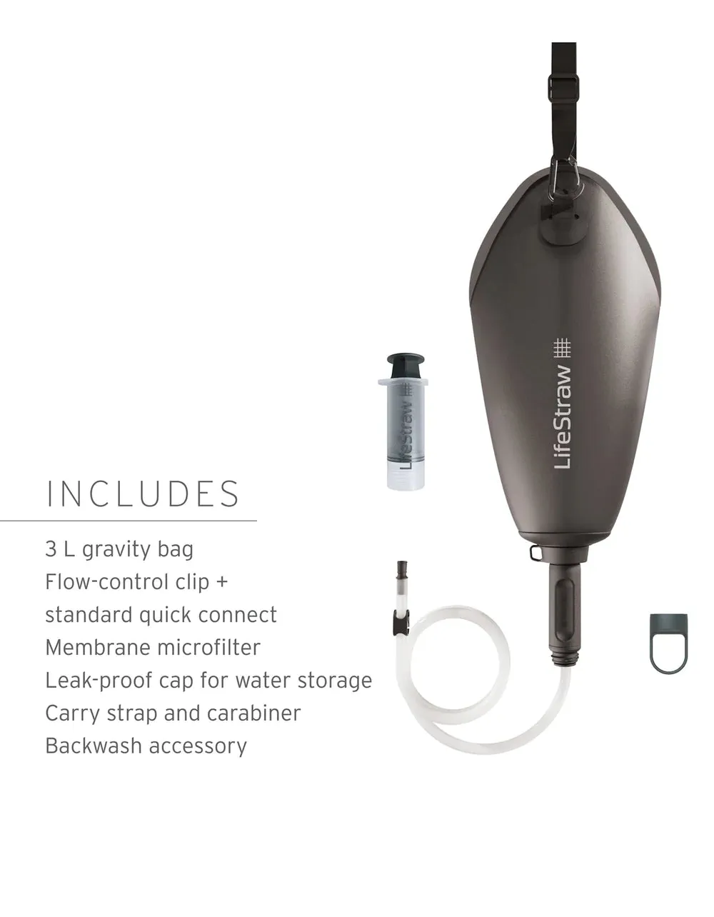 Life Straw Peak Compact Gravity Water Filter System