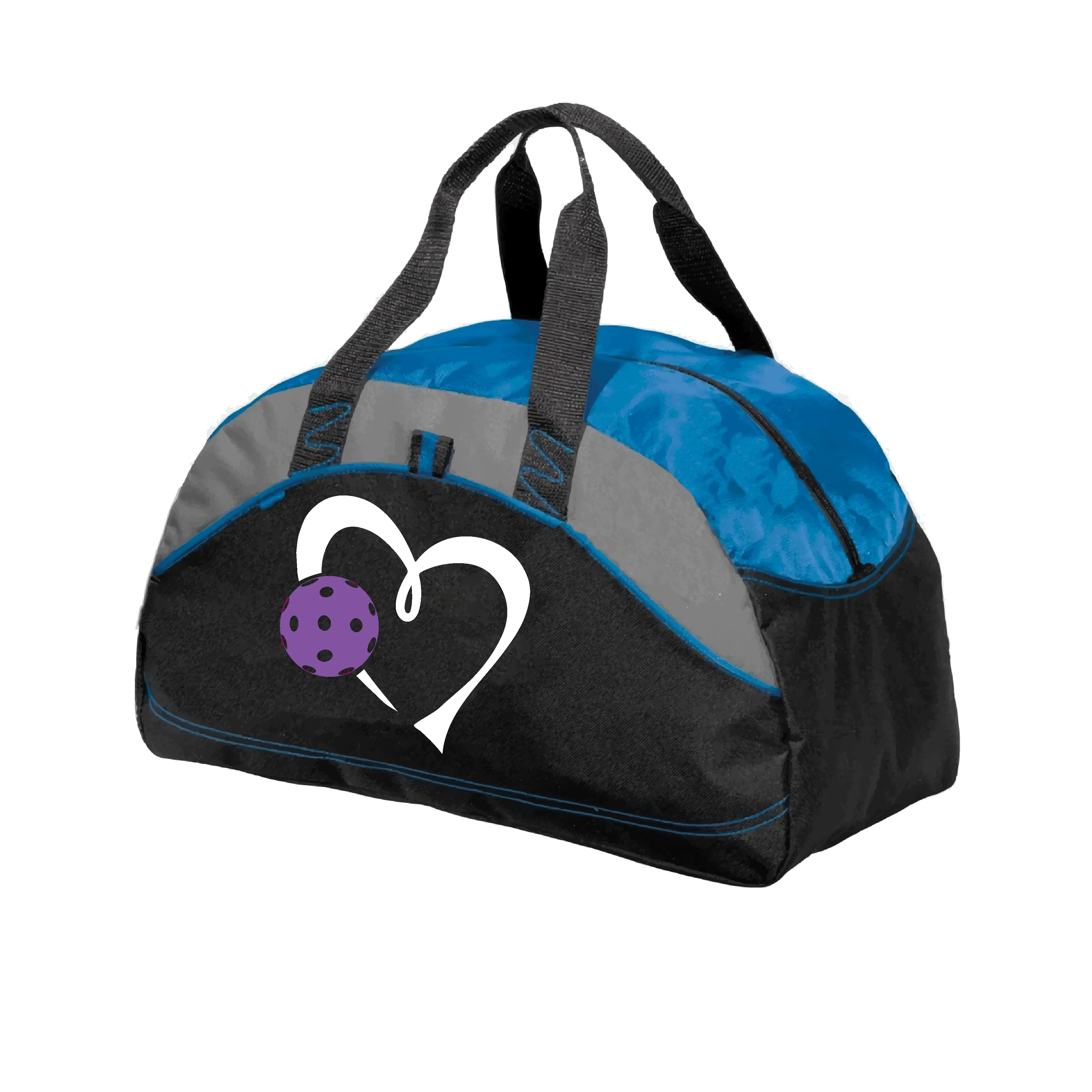 Love Pickleball (Purple) | Pickleball Sports Duffel | Medium Size Court Bag
