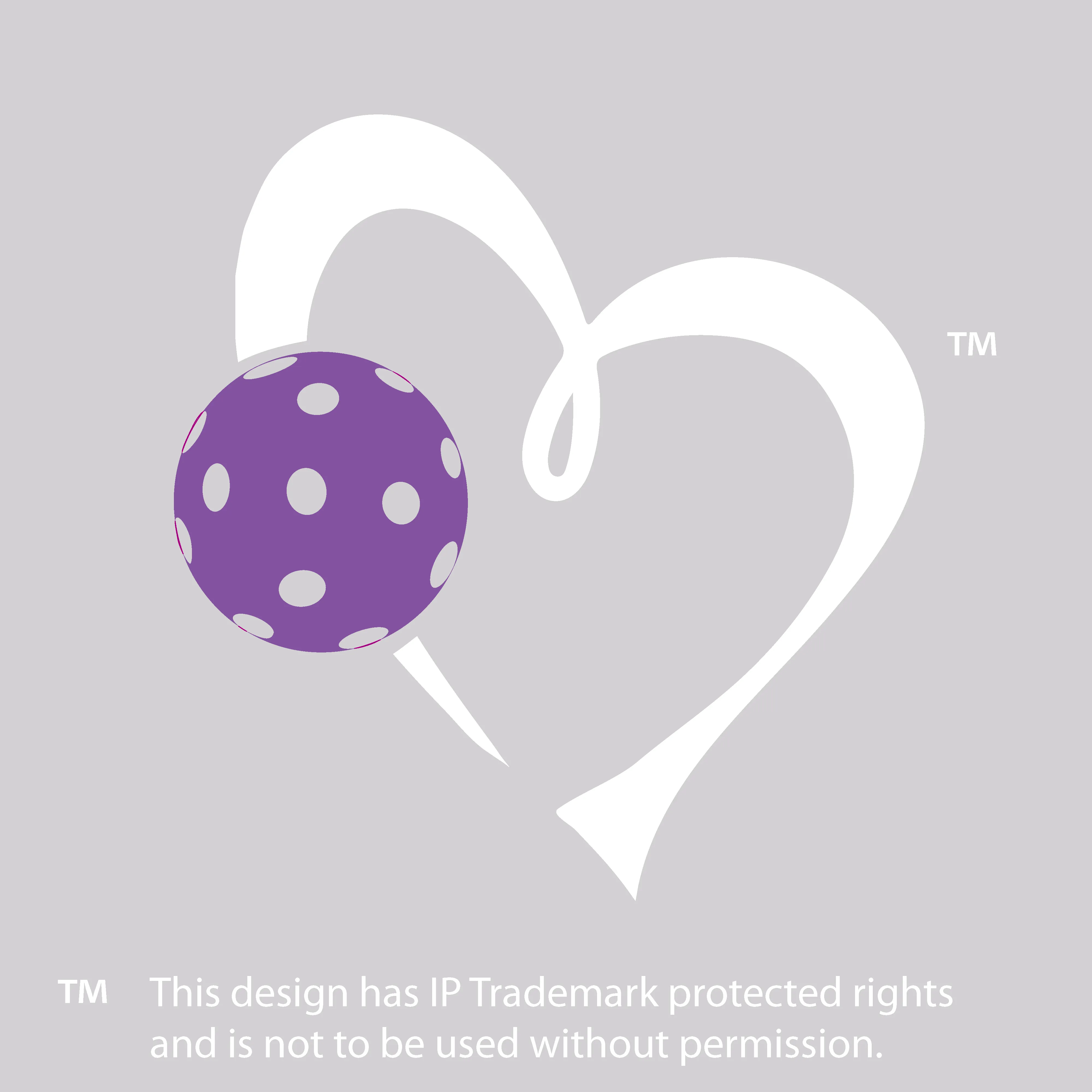 Love Pickleball (Purple) | Pickleball Sports Duffel | Medium Size Court Bag