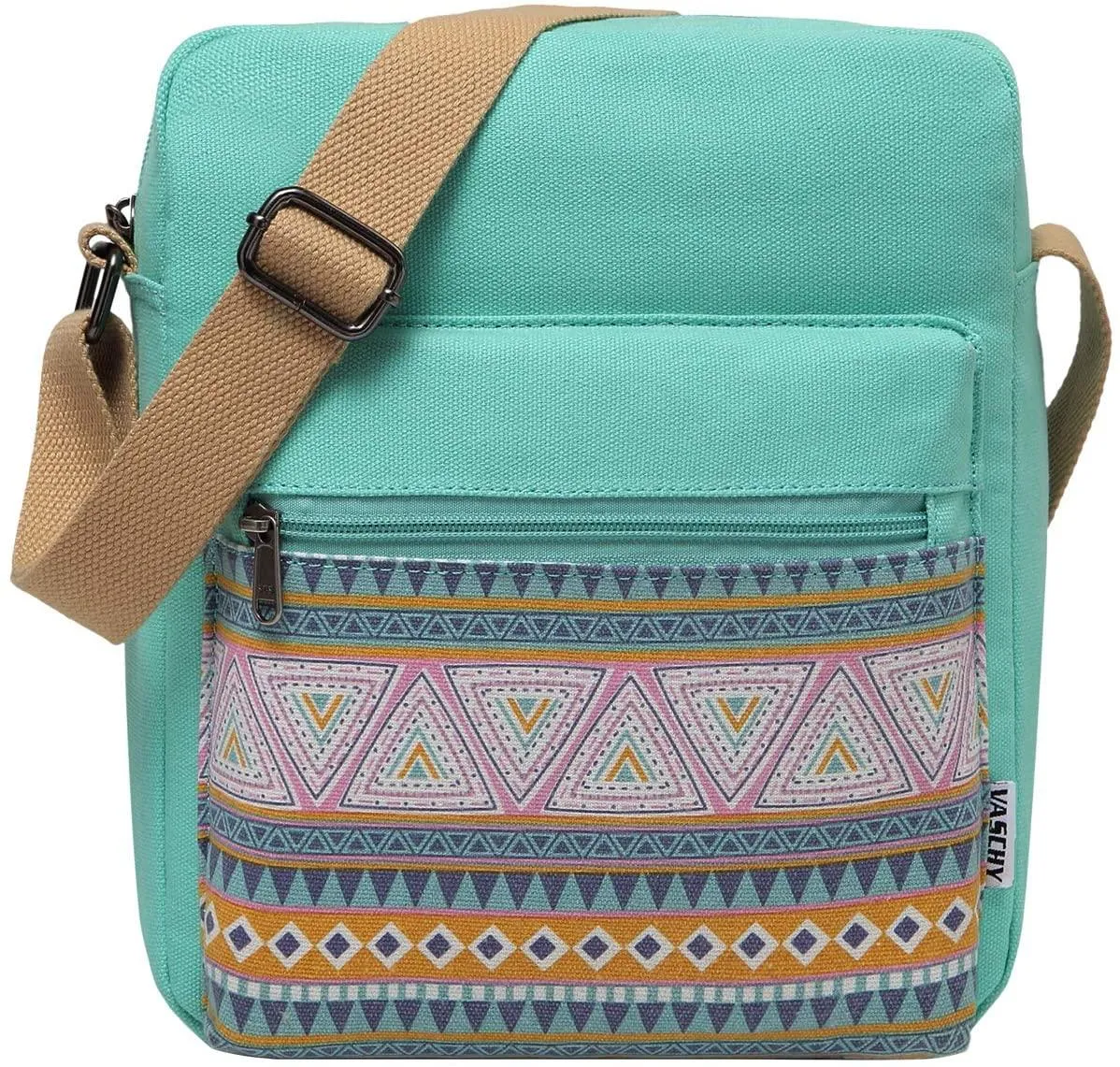 Messenger Bag for Girls, Lightweight Canvas Crossbody Bag Purse