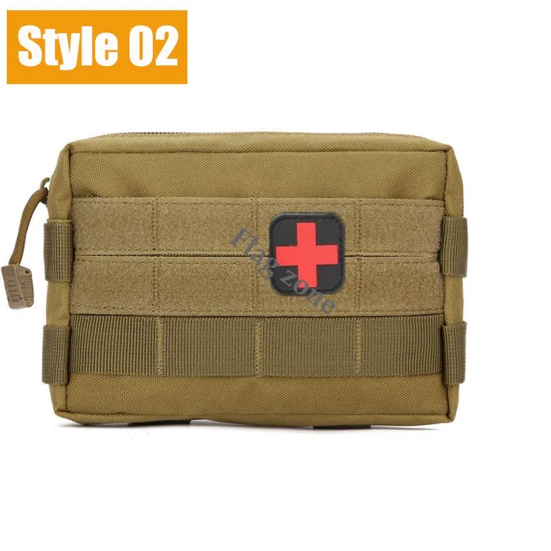 Military EDC Tactical Bag Waist Belt Pack Hunting Vest Emergency Tools Pack Outdoor Medical First Aid Kit Camping Survival Pouch