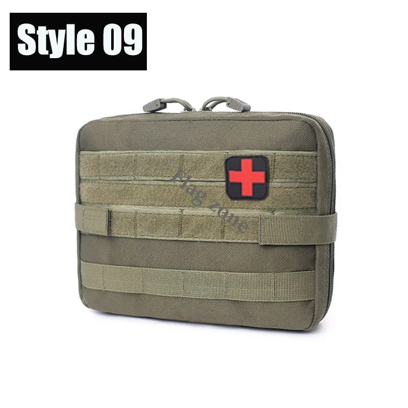 Military EDC Tactical Bag Waist Belt Pack Hunting Vest Emergency Tools Pack Outdoor Medical First Aid Kit Camping Survival Pouch