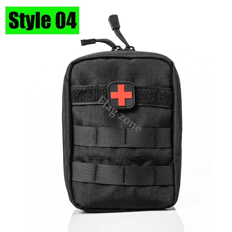 Military EDC Tactical Bag Waist Belt Pack Hunting Vest Emergency Tools Pack Outdoor Medical First Aid Kit Camping Survival Pouch