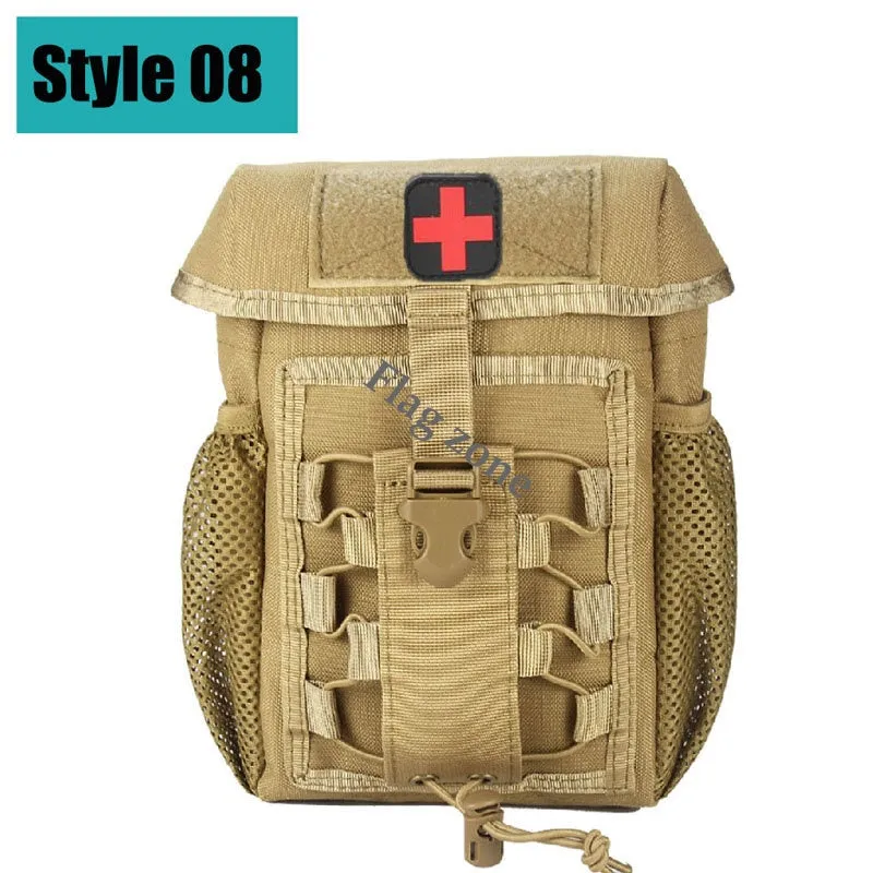 Military EDC Tactical Bag Waist Belt Pack Hunting Vest Emergency Tools Pack Outdoor Medical First Aid Kit Camping Survival Pouch