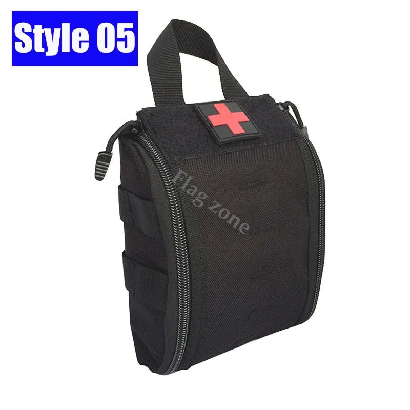 Military EDC Tactical Bag Waist Belt Pack Hunting Vest Emergency Tools Pack Outdoor Medical First Aid Kit Camping Survival Pouch