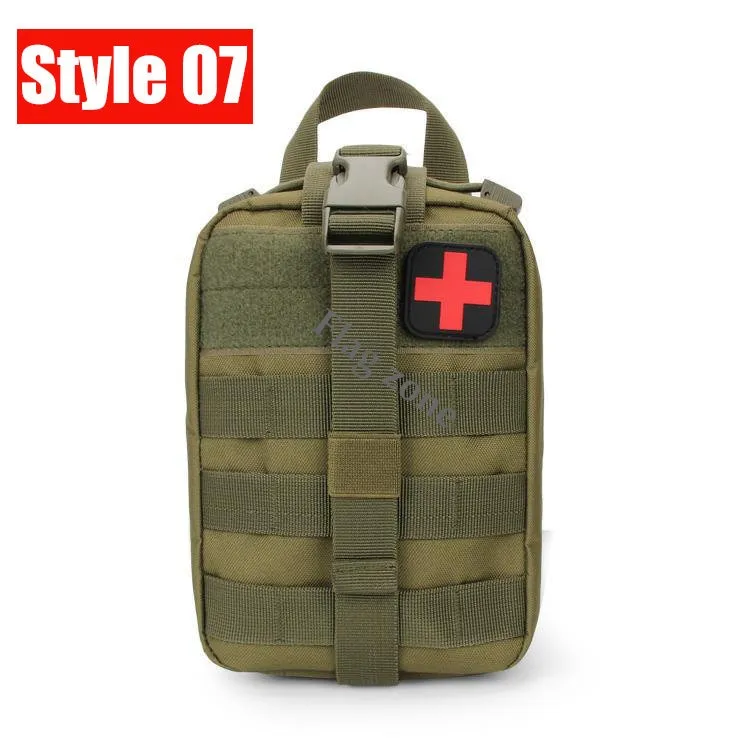 Military EDC Tactical Bag Waist Belt Pack Hunting Vest Emergency Tools Pack Outdoor Medical First Aid Kit Camping Survival Pouch
