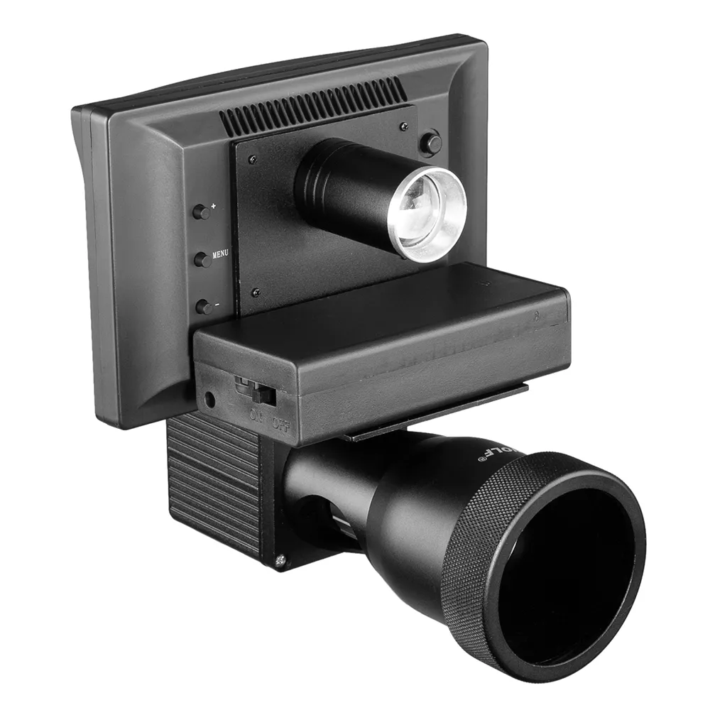 Night Vision 5.0 Inch Display Siamese HD 1080P Scope Video Cameras Infrared illuminator Riflescope Hunting Optical System