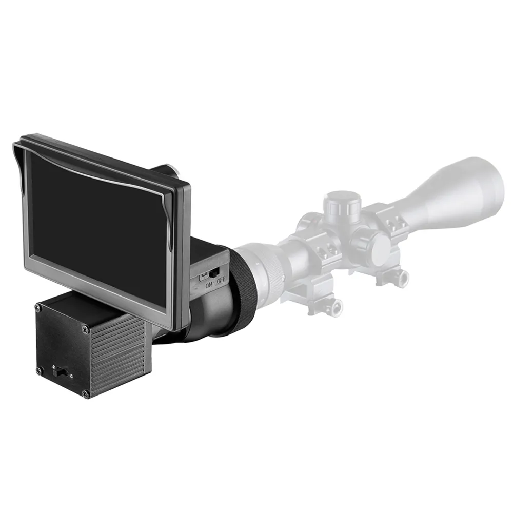 Night Vision 5.0 Inch Display Siamese HD 1080P Scope Video Cameras Infrared illuminator Riflescope Hunting Optical System