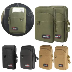 Nylon Tactical Bag Outdoor Molle Military Waist Fanny Pack Men Phone Pouch Camping Gear Purses