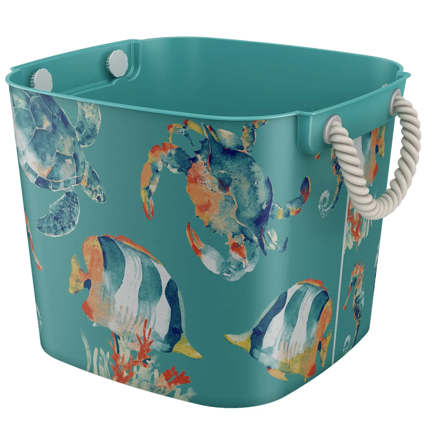 Ocean Life 40L Flexible Storage Tub With Rope Handles
