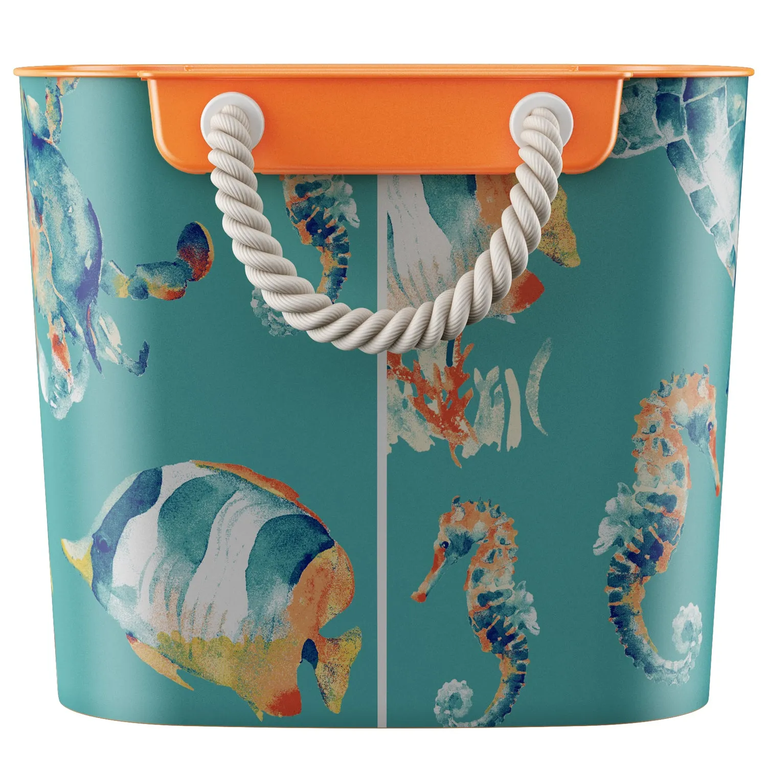 Ocean Life 40L Flexible Storage Tub With Rope Handles