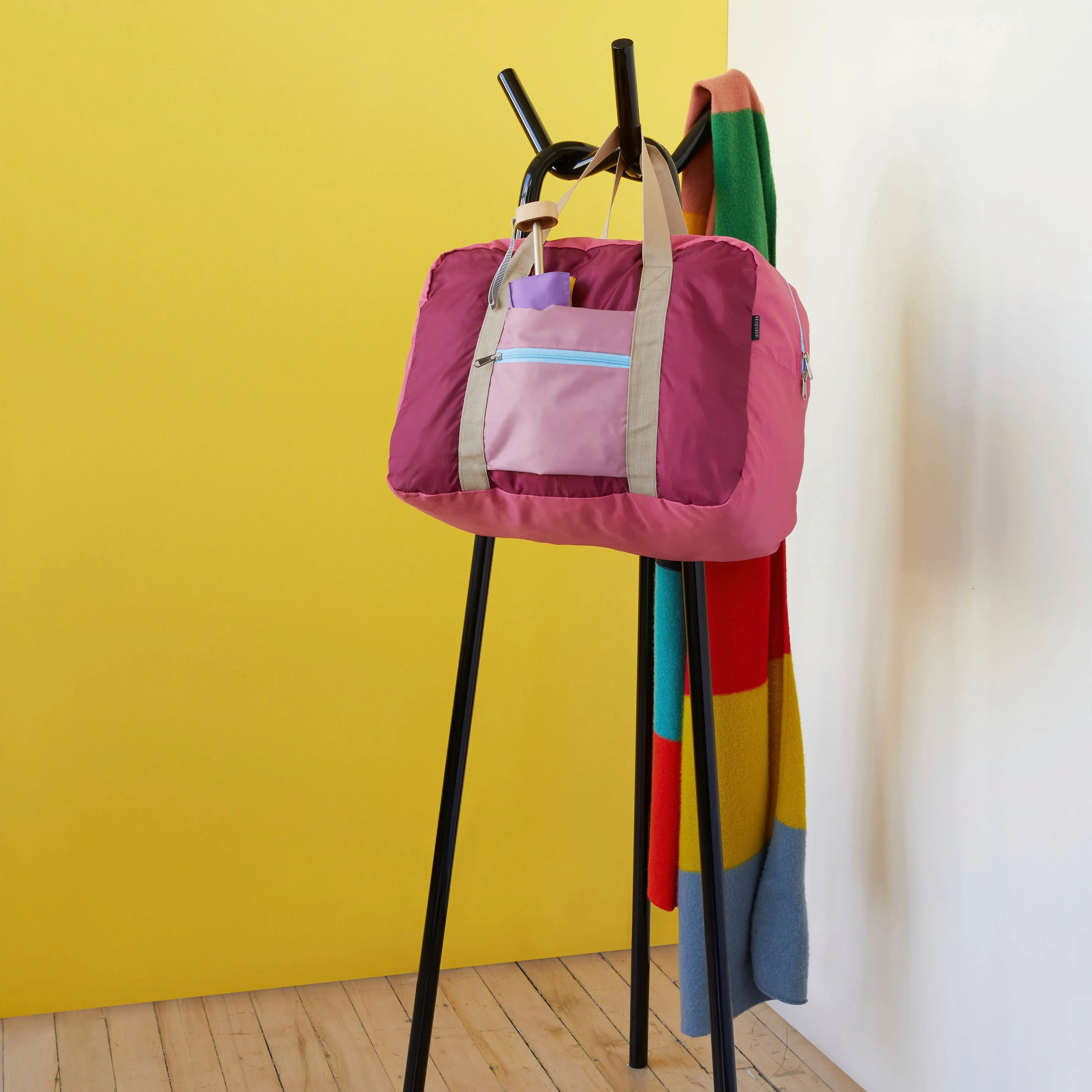Remember Duffle Travel Bag - Red