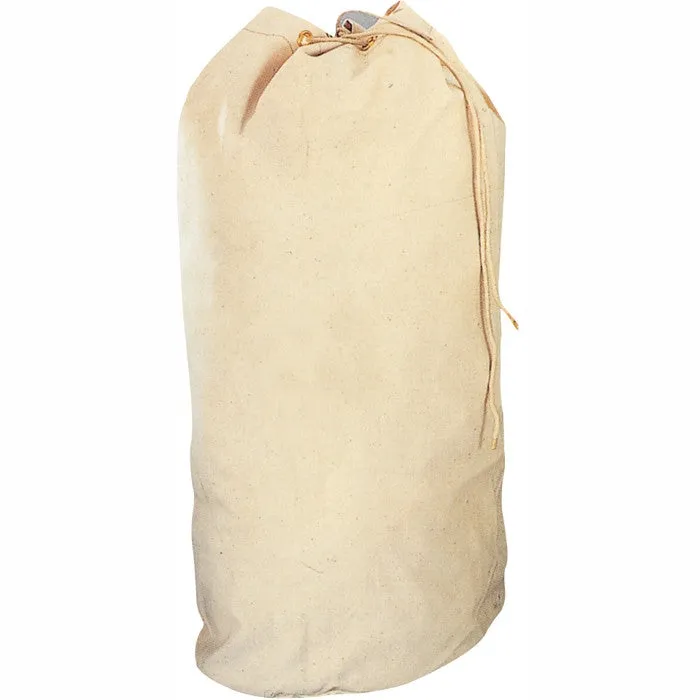 White Natural - US Navy Travel Sea Bag - Cotton Canvas